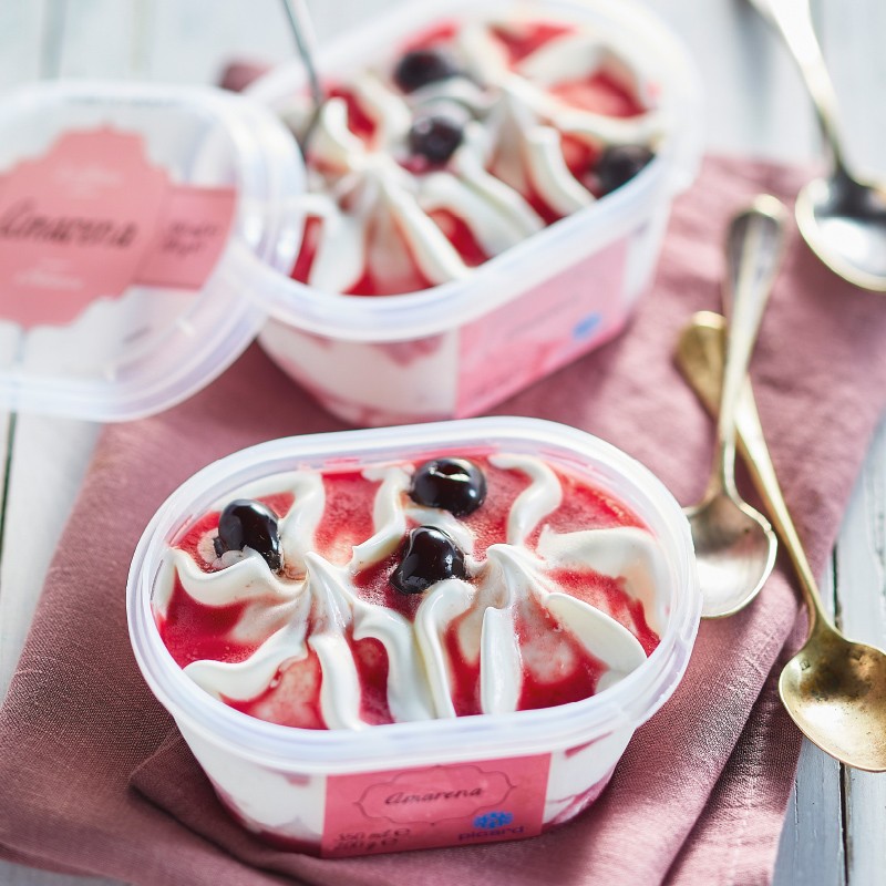 Glace cerise amarena, Promotions