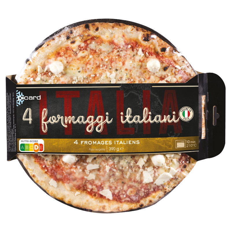 Pizza 4 formaggi italiani "Italia" - 89012 - Picard Réunion