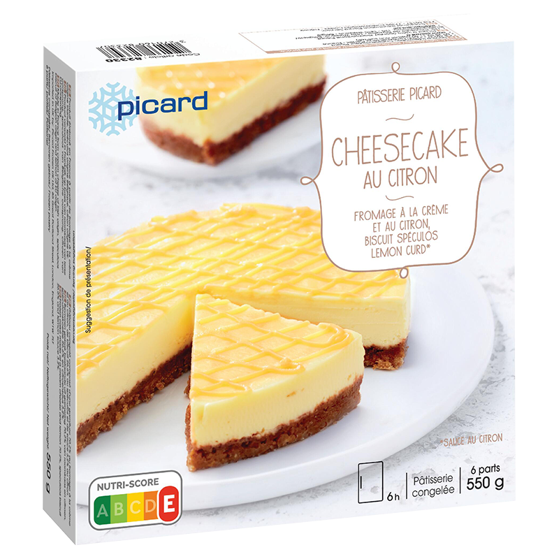 CHEESECAKE AU CITRON 550G CHEESECAKE AU CITRON 550G
