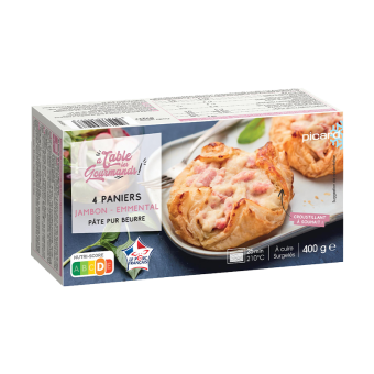 4 paniers jambon-emmental