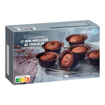 12 MINI-MOELLEUX CHOCOLAT