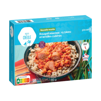 Rougail saucisse, riz...