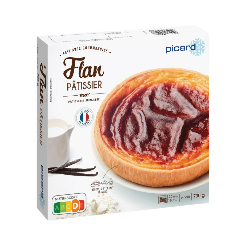 Flan pâtissier, 6 parts