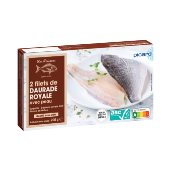 2 filets de daurade royale...