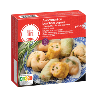 8 bouchées vapeur