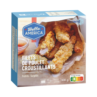 Filets de poulet croustillants