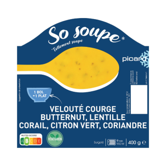 Velouté courge butternut,...