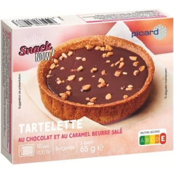 Tartelette au chocolat et au caramel beurre salé