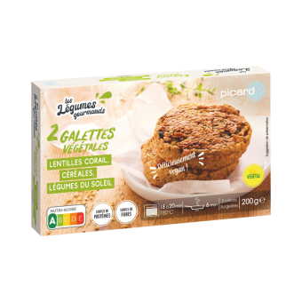 2 galettes végétales