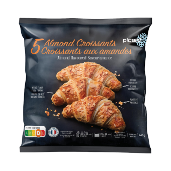 5 croissants aux amandes