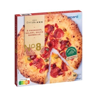 Pizza 3 fromages salami...