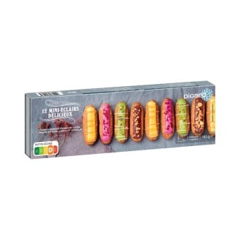 12 mini-éclairs délicieux