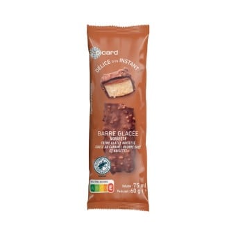 barre glacée noisette