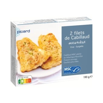 2 filets de cabillaud...