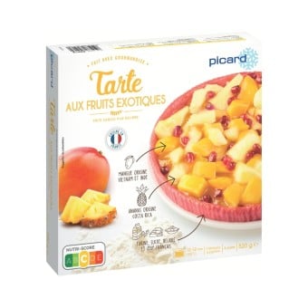 Tarte aux fruits exotiques