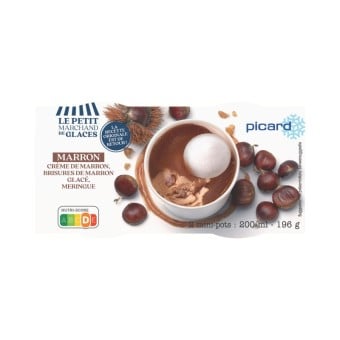 2 mini-pots glace crème de...