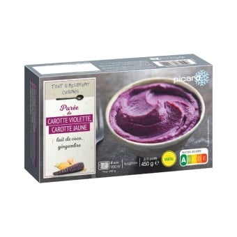 Purée de carotte violette,...