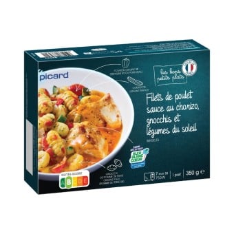 Filets de poulet, gnocchis...
