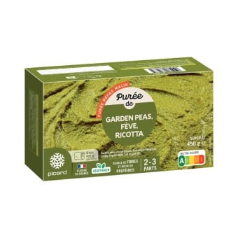 Purée garden peas, fève,...