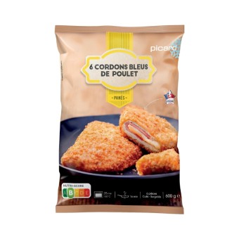 6 cordons bleus de poulet