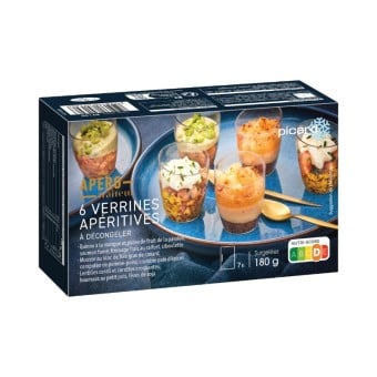 6 verrines apéritives
