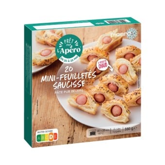 20 mini-feuilletés saucisse