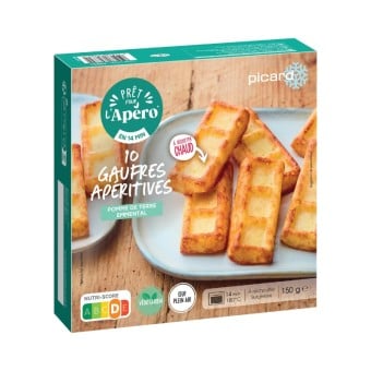 10 gaufres apéritives,...