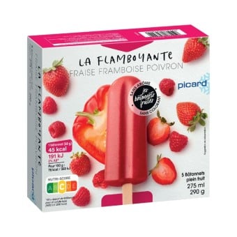 5 bâtonnets fraise...
