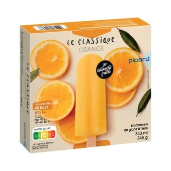 6 bâtonnets orange