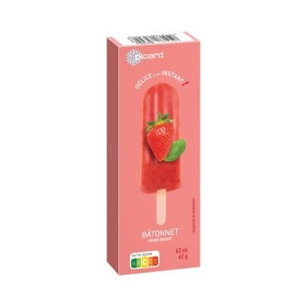 Bâtonnet fraise basilic