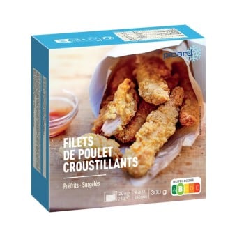 Filets de poulet croustillants