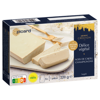 Délice végétal, noix de cajou, champignons