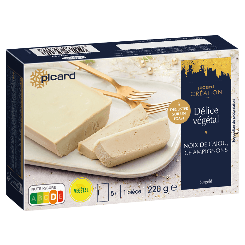 Délice végétal, noix de cajou, champignons